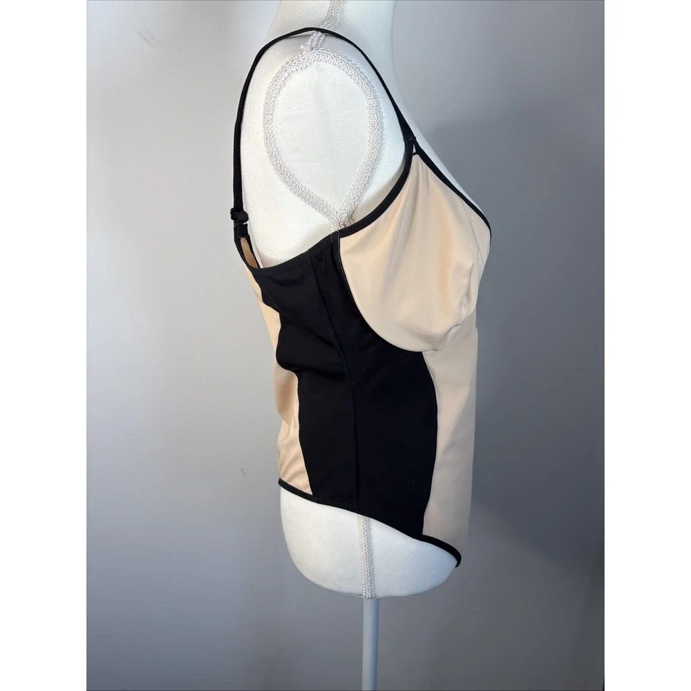 New SHAPELLX XXL Strapless Shapewear Bodysuit U Plunge Corset Thong Underwire